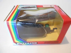 Vintage 1993 Britains 1:32 Log Sled Transport w/Winch & 2 Logs, No. 9412, NIB - Picture 1 of 8