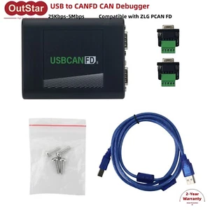 CANFD & Dual Channel LIN USB to CANFD CAN Debugger 25Kbps-5Mbps Dual Channel - Picture 1 of 8