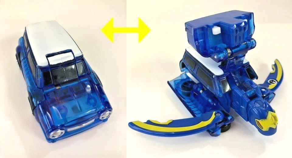 [TURNING MECARD] TADOR Transformable Robot Car Korea TV Figure+2 card  - Image 1 of 4