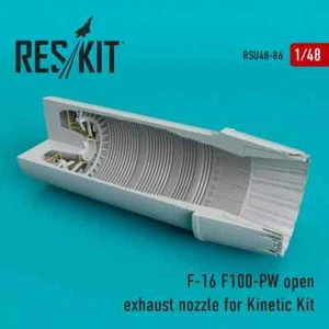 ResKit RSU48-0086 1:48 F-16 (F100-PW) Boquilla de escape abierta Plástico Modelo Escala - Imagen 1 de 5