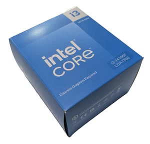 Intel i3-14100F 3.50GHz 12MB Quad Core CPU Processor LGA 1700 SRMX2 Quick Sync - Afbeelding 1 van 12