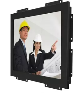 15 inch Industrial Metal Frame Wall Embedded Mount Lcd Lcd Display Touch Monitor - Picture 1 of 6