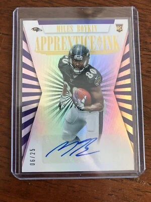 MILES BOYKIN #06/25 AUTO GOLD APPRENTICE INK PASSING THE TORCH PANINI 2019 - Image 1 of 2