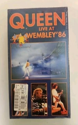 Queen - Live At Wembley '86 VHS SEALED Hollywood Music Video Freddie Mercury VTG - Image 1 of 4