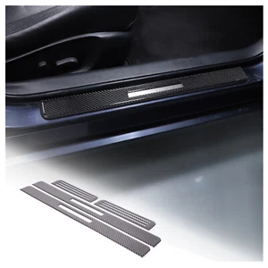For Infiniti G37 2007-2013 External Door Sill Strips Trim Carbon Guard Sticker - Picture 1 of 12