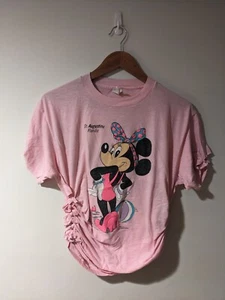 Vintage 80s Minnie Mouse Disney St. Augustine Florida KIDS Pink X-Large T-Shirt - Picture 1 of 7