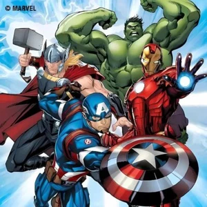 Avengers Lunch Napkins 20pk Serviettes Superheroes Boy Birthday Party Supplies - Picture 1 of 1