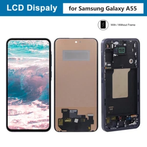 For Samsung Galaxy A55 LCD Display Touch Screen Digitizer Frame Replacement - Bild 1 von 14