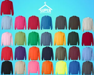 Suéter Gildan Mezcla Pesada Dolor Cuello Redondo Unisex S-5XL Mezcla de Algodón - Imagen 1 de 34