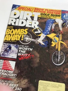 DIRT RIDER MAGAZINE APRIL 1988 Suzuki RM125 KTM 600 Kawasaki KLR250 + - Imagen 1 de 12