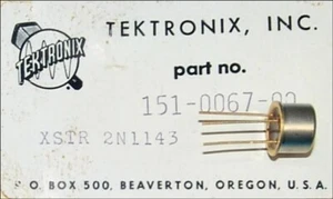 2 pz Tektronix 151-0067-00 (Texas Isstruments 2N1143) confezioni sigillate in fabbrica - Foto 1 di 1