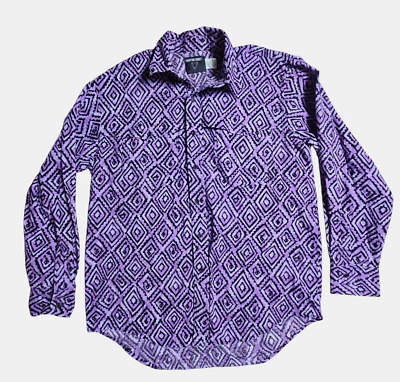 Camisa Western Vintage Frontier Series Abotonada Manga Larga L Rodeo Vaquero Azteca Foto 1 de 4