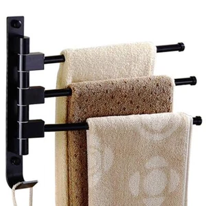 Towel Racks for BathroomSwing Out Towel Racks for Bathroom Holder Wall Mounte... - Picture 1 of 5