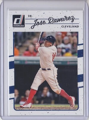 Jose Ramirez - 2017 Panini Donruss #85 - Cleveland Indians - Image 1 of 2
