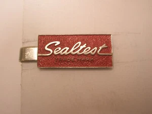 Sealtest Trademark Logo Vintage Tie Bar Clip dairy dairies - Picture 1 of 6