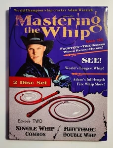 Adam Winrich - Mastering the Whip Vol 1 & 2 - 2-Disc Set - DVD NEW Sealed OOP - Imagen 1 de 3