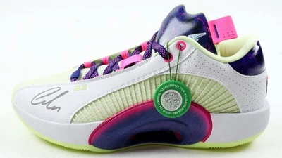 Luka Doncic Signed Nike Air Jordan Basketball Shoe PSA Authenticated Auto - Image 1 of 4