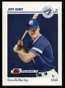 1991 Line Drive AA Jeff Kent Knoxville Blue Jays #360 Rookie - Picture 1 of 2