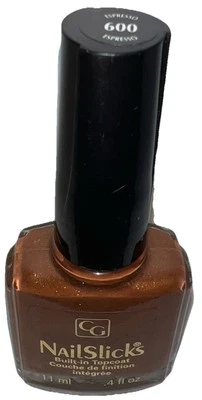 1- Esmalte de uñas Covergirl NailSlicks incorporado capa superior #600 ESPRESSO nuevo/ver fotos Foto 1 de 4