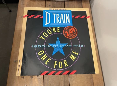 D-TRAIN - YOU'RE THE ONE FOR ME (LABOUR OF LOVE MIX) - 12" - ONLY £7.99! VG++ - Image 1 of 2