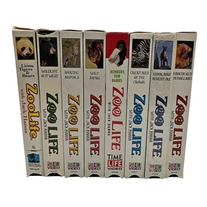 Zoo Life w/ Jack Hanna Set 8 VHS Tapes Vintage 1990s Animals Kids Homeschool - Bild 1 von 3