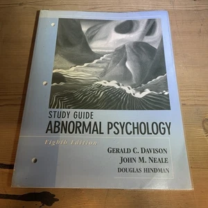 Abnormal Psychology Study Guide Eighth Edition Book Gerald C Davison - Picture 1 of 14