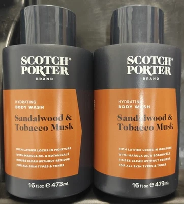 Scotch Porter Hydrating Body Wash Sandalwood & Tobacco  Musk -2 - Image 1 of 3