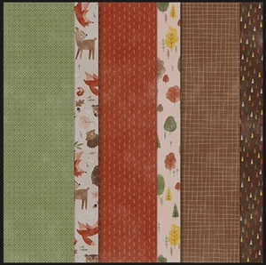 Stampin Up Designerpapier 6 Blätter Schönen Herbsttage 15 x 30,5cm - Bild 1 von 1