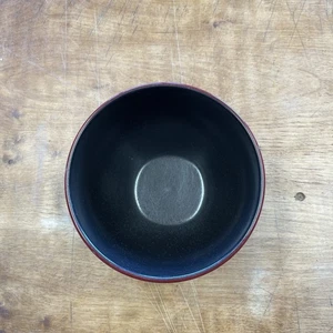 Pfaltzgraff EASTSIDE Coupe Cereal Bowl 5 1/2 in Red Black 1 ea   10 available - Picture 1 of 3