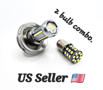 🌟Faro LED + Bombilla de freno para Yamaha XT250 y 1984 XT350 1985–2000 ⬆️Visibilit Foto 1 de 4