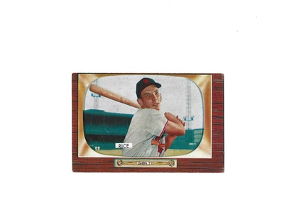 1955 Bowman BB #106 St. Louis Cardinals Del Rice VGEX USA ONLY Read - Image 1 of 2