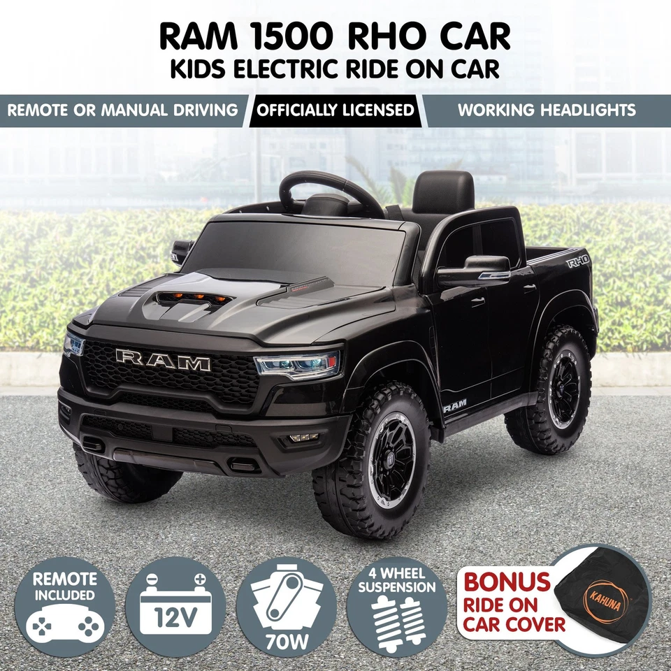 Ram 1500 RHO Kids Electric Ride On Car with Remote Control - image 1 of 1