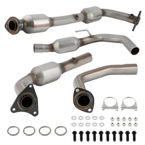 Exhaust Catalytic Converters Bank 1 & 2 Set for Toyota Tundra 4.6L 2010-2016 New - Picture 1 of 13