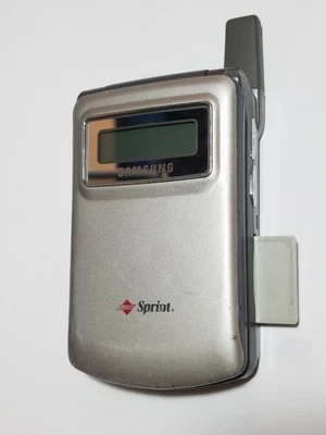 A+ Raro Vintage Coleccionistas Sprint PCS Samsung SCH-i600 Juego de Películas Abatibles Teléfono Foto 1 de 4