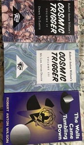 Complete Lot of 3 Historical Illuminatus Chronicles books by Robert Anton Wilson - Picture 1 of 4