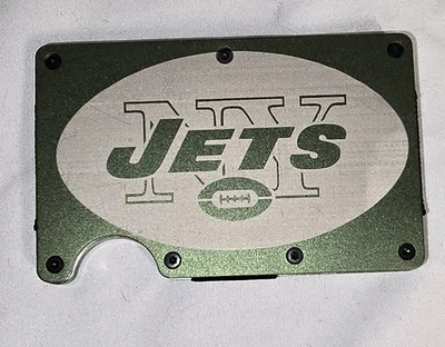 Men's minimalist NY Jets Football Wallet, Jets Football accessories, Sports - Image 1 of 2
