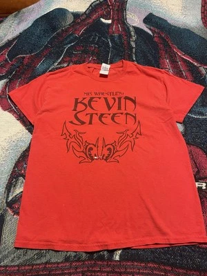 Винтажная редкая рубашка Y2K Kevin Steen Mr.Wrestling мужская M состаренная WWE ROH Owens - Изображение 1 из 4