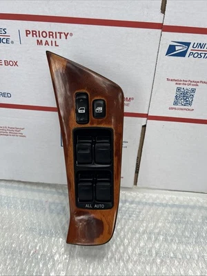 Interruptor maestro de ventana eléctrica Lexus Rx300 1999-2003 puerta lateral del conductor madera izquierda fabricante de equipos originales Foto 1 de 4
