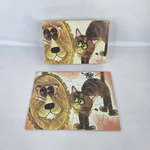 *Rare* Vintage 1940's Era Tuco Puzzle Miniatures Calvin the Cat - 100% Complete - Picture 1 of 9