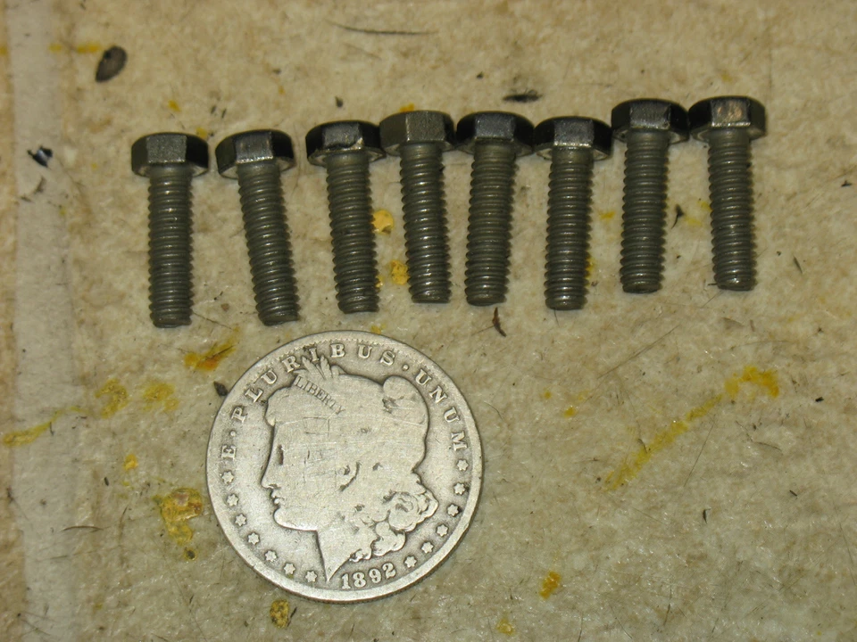 1988 88 US MARINE FORCE 50HP 50 HP INTAKE MANIFOLD REED CAGE MOUNTING BOLTS - Image 1 of 2