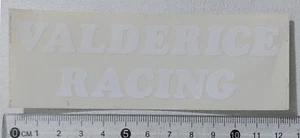 80589 336/tt ADESIVO Vintage - VALDERICE RACING - cm 12 X 4,5 - Foto 1 di 1