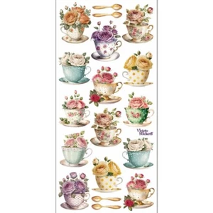 Violette Stickers - Rosie Teatime - 1 Sticker Sheet for Stationary & More - Picture 1 of 4
