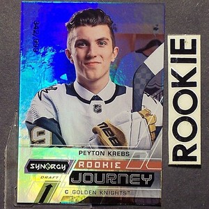 PEYTON KREBS RC 2020-21 Synergy ROOKIE Journey #RJ-PK Buffalo Sabres  /999  (d