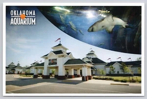 Postkarte OK Jenks Oklahoma Aquarium für die Öffentlichkeit geöffnet am 28. Mai 2003 - Bild 1 von 2