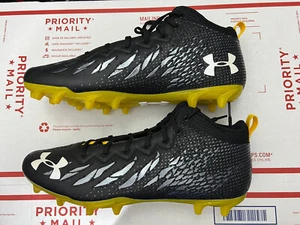 Under Armour SPOTLIGHT Mid Men's Football Cleats Style 3023963-009 MSRP $120 - Picture 1 of 2