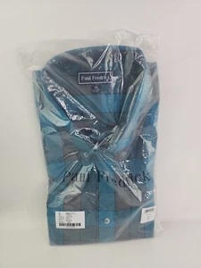 NWT Paul Fredrick Dress Teal Shirt Classic Fit Size 3XL. - Picture 1 of 16