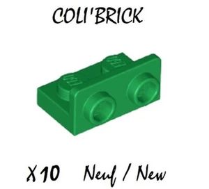 Lego 99780 - 10x Bracket 1x2 - 1x2 inverted - Vert / Green - lot kg New Neuf - Imagen 1 de 1