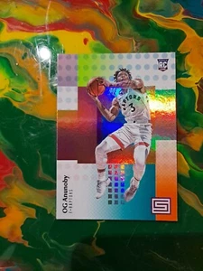 2017-18 PANINI STATUS OG ANUNOBY rc SSP (orange,green,teal) parallel rare - Picture 1 of 1