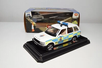 B63 1:24 BBURAGO BURAGO LAND ROVER RANGE ROVER UK POLICE MIB - Immagine 1 di 4