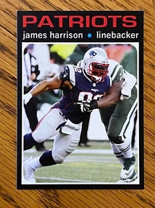 James Harrison Custom NEW ENGLAND PATRIOTS Karte - Steelers - Bild 1 von 1